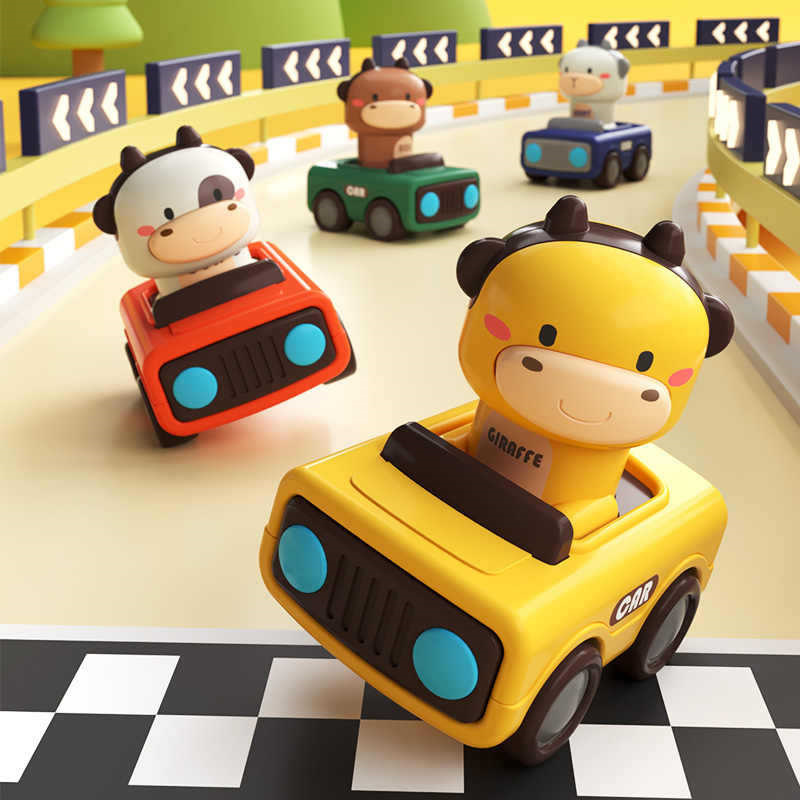 Animal Push and Go Car Toy, Du - Kids Toys 3 Year Old recension och pris