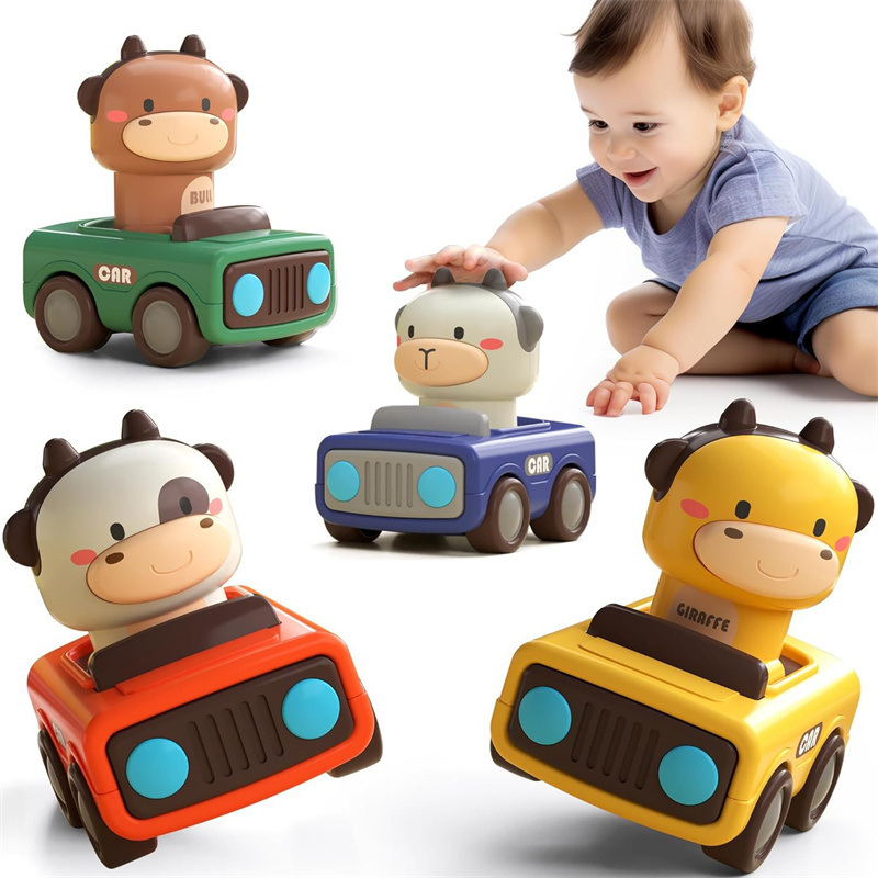 Animal Push and Go Car Toy, Du - Kids Toys 3 Year Old recension och pris