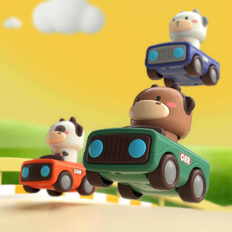 Animal Push and Go Car Toy, Du - Kids Toys 3 Year Old recension och pris