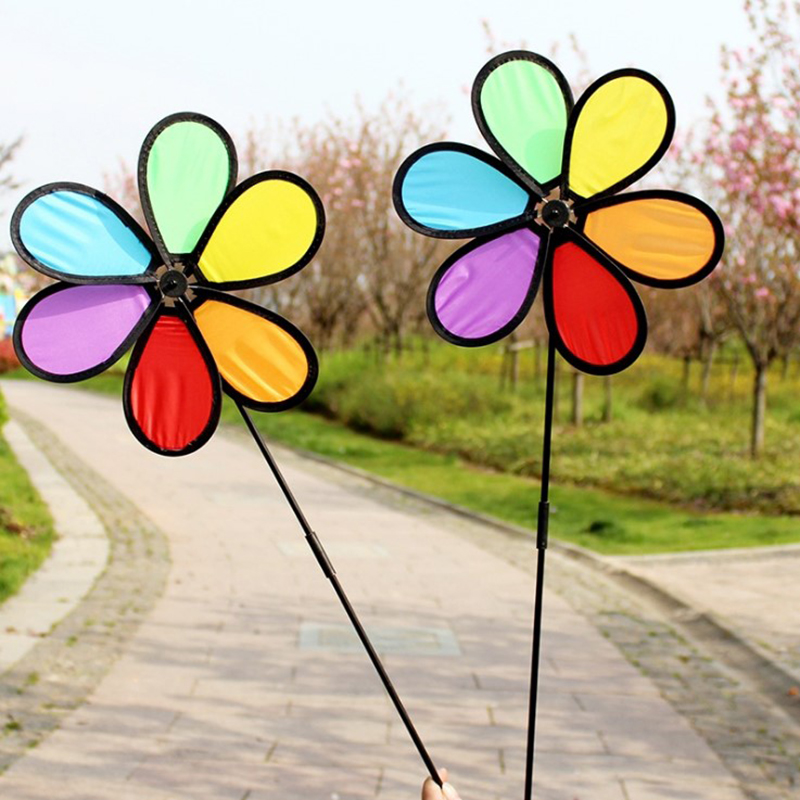 【M】1PC Colorful Windmill Wind  - Kids Yard Toys recension och pris