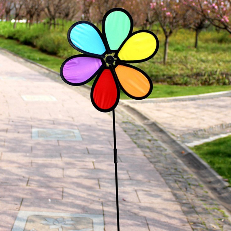 【M】1PC Colorful Windmill Wind  - Kids Yard Toys recension och pris