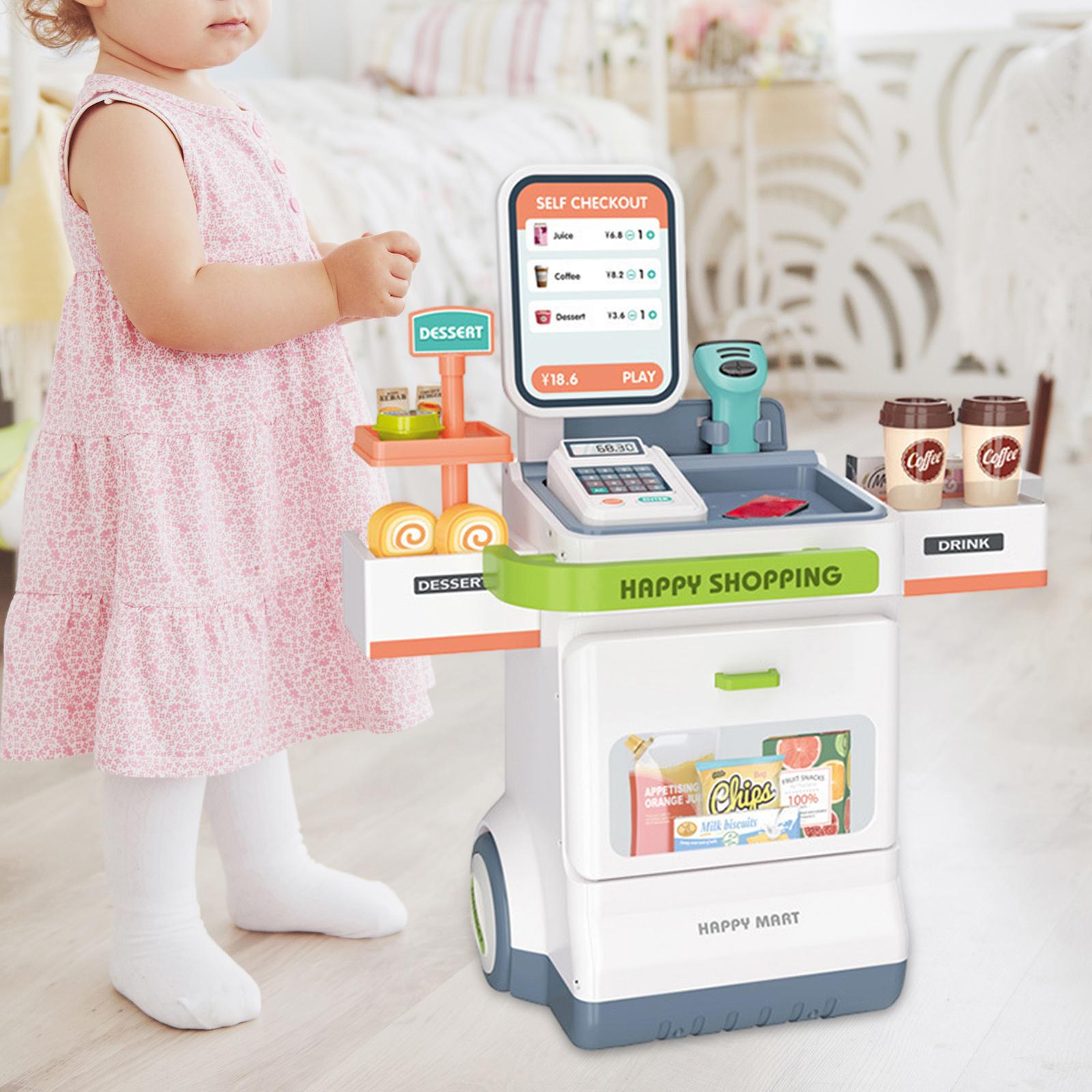Pretend Play Supermarket Cashi - Toy Cash Register recension och pris